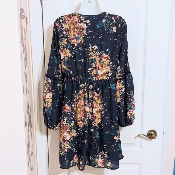 MEXX Blue floral boho dress size 2 @Y - Picture 8 of 12